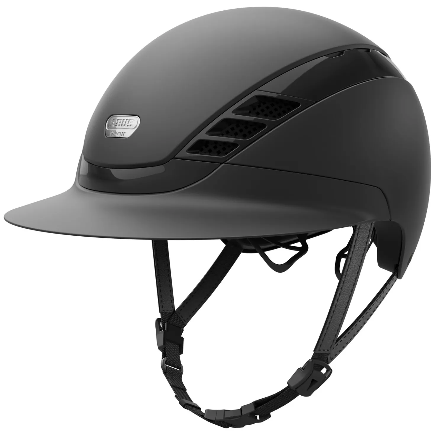 ABUS PIKEUR Reithelm AirLuxe Pure Long Visor