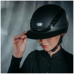 ABUS PIKEUR Reithelm AirLuxe Pure Long Visor