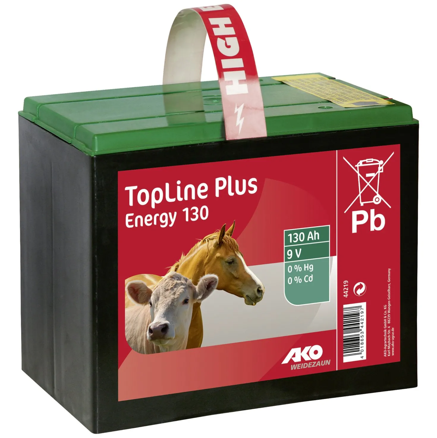 AKO Trockenbatterie 9V/130Ah