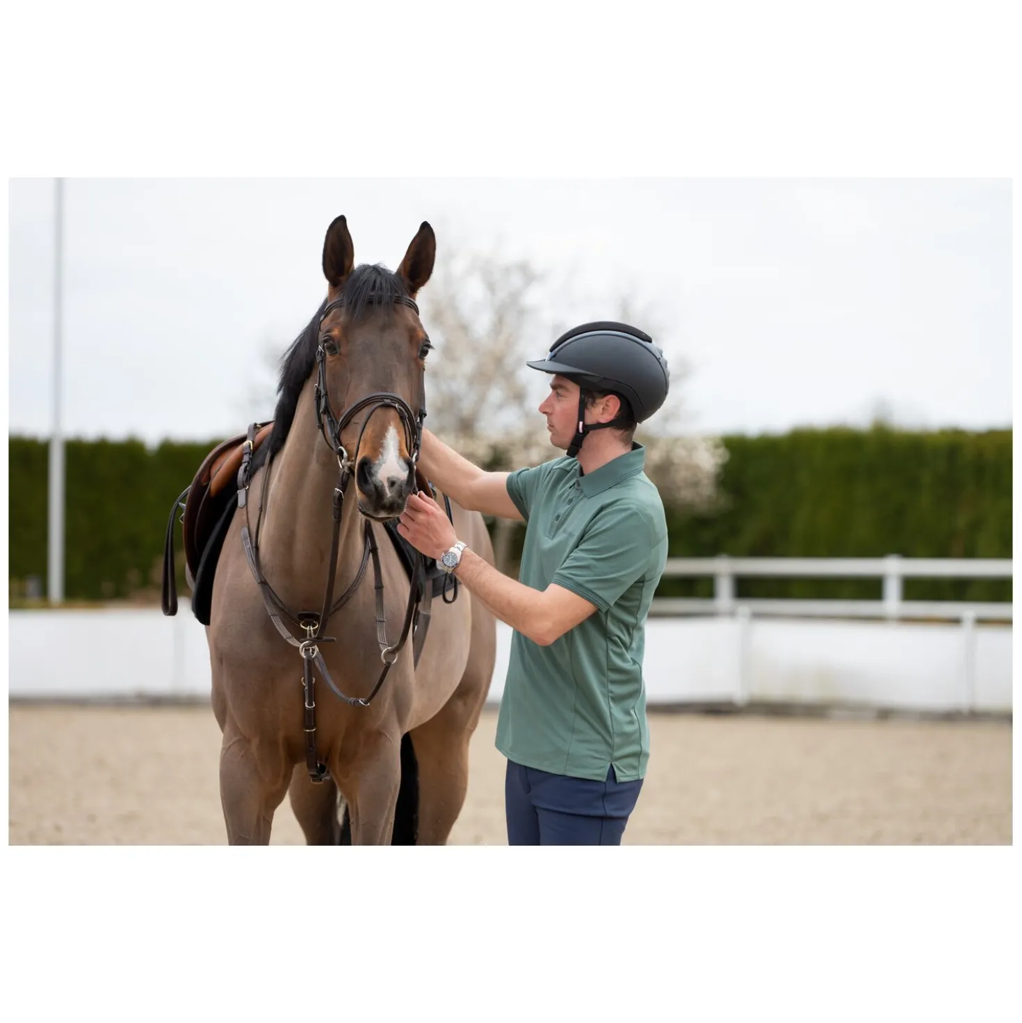 black forest Funktions-Poloshirt mit Mesh