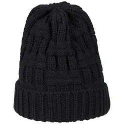 black forest Strickmütze für Haarzopf