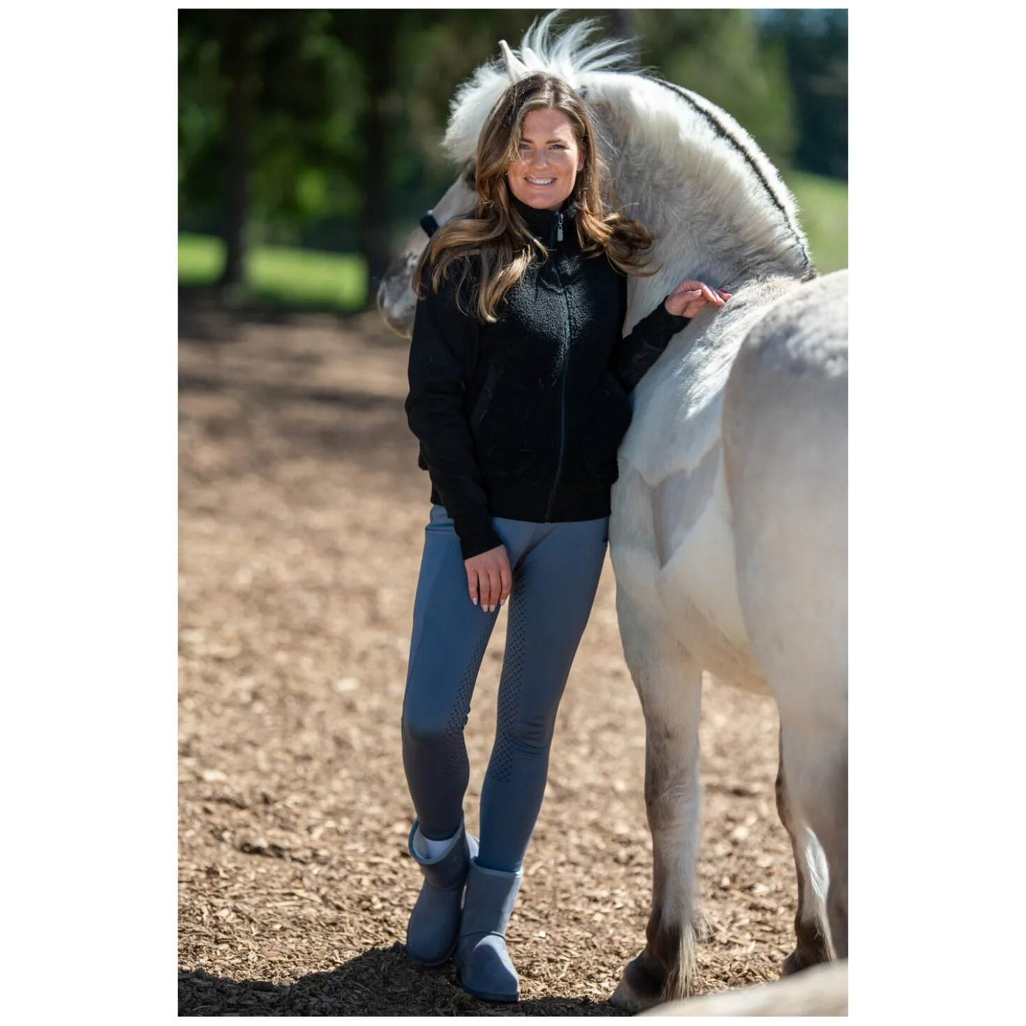black forest Thermo-Reitleggings Grip-Vollbesatz