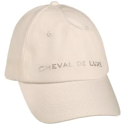 Cheval de Luxe Basecap aus Mesh mit Glitzerlogo