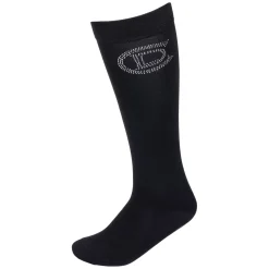 Cheval de Luxe Thinsocks mit Glitzerlogo