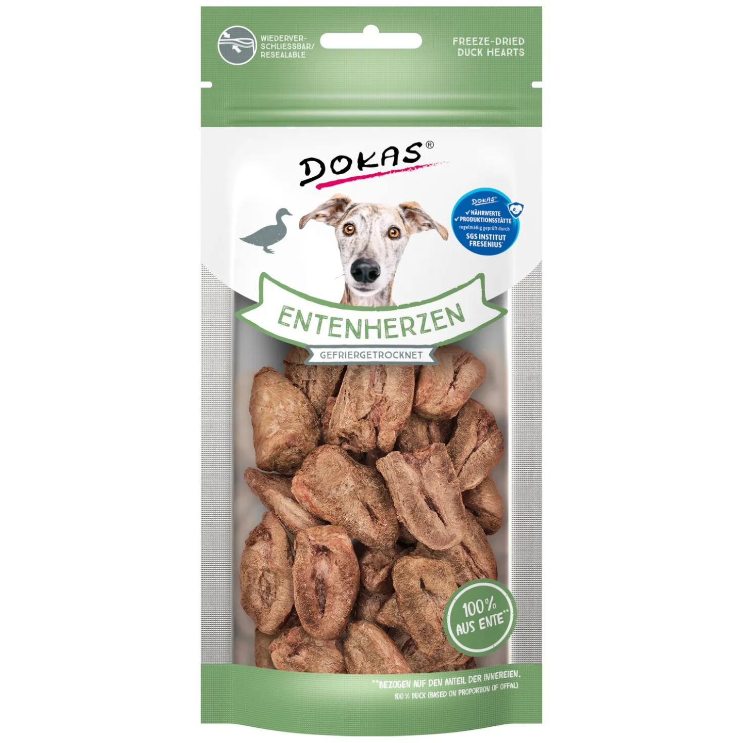 DOKAS Entenherzen gefriergetrocknet