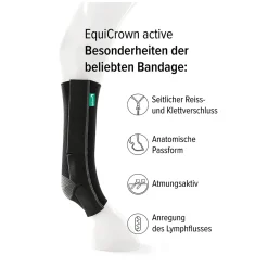 EquiCrown Kompressionsbandage EquiCrown active mit Reißverschluss