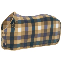 ESKADRON Classic Sports Fleece Check Abschwitzdecke
