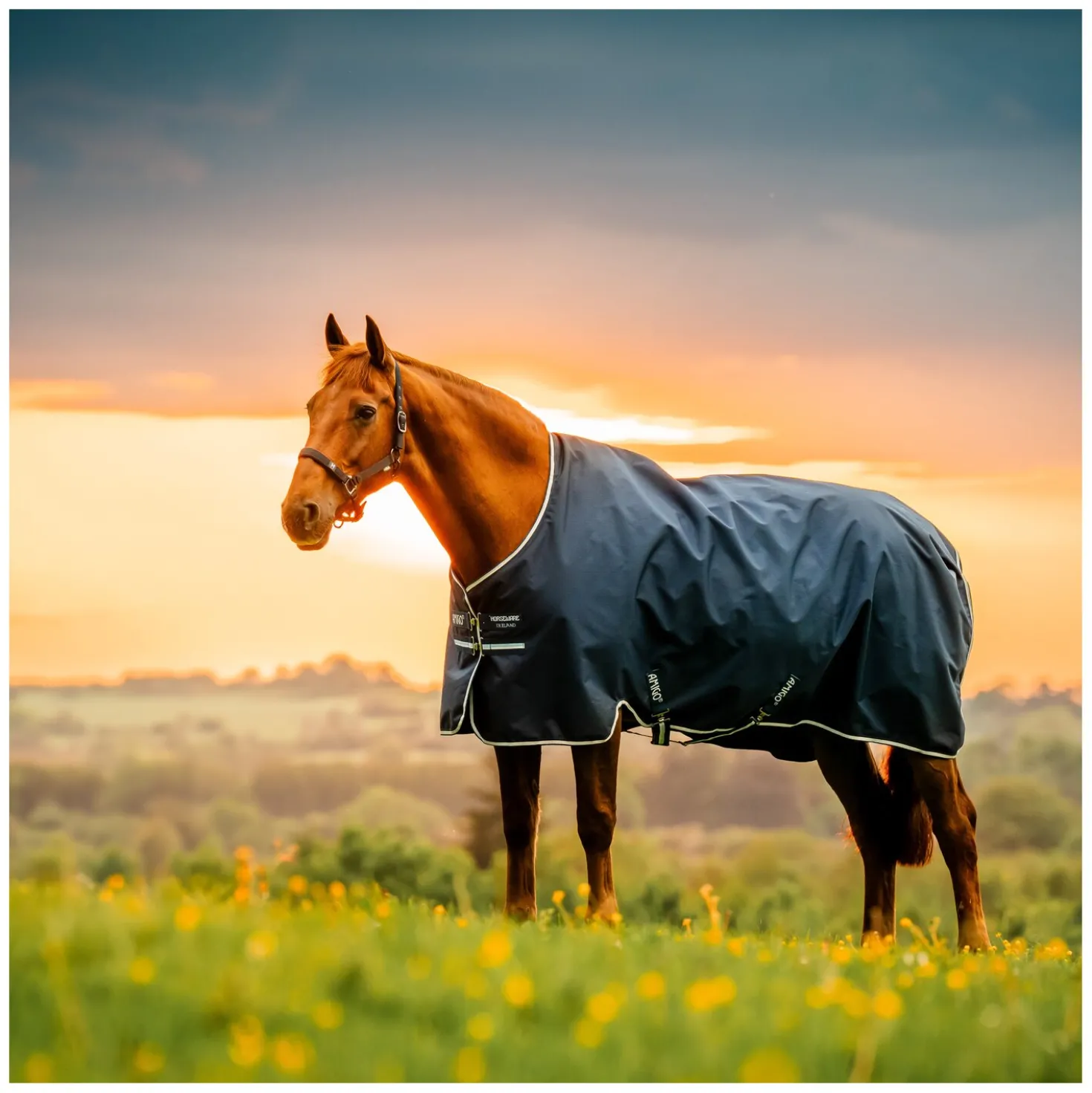 HORSEWARE Weidedecke AMIGO Ripstop 900 Denier, ohne Füllung