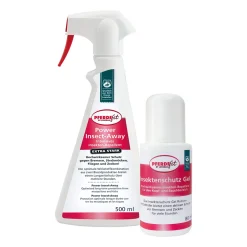 PFERDEfit by Loesdau Set Fliegenschutz, Power Insect-Away-Spray + Insektenschutz Gel Roll on Set