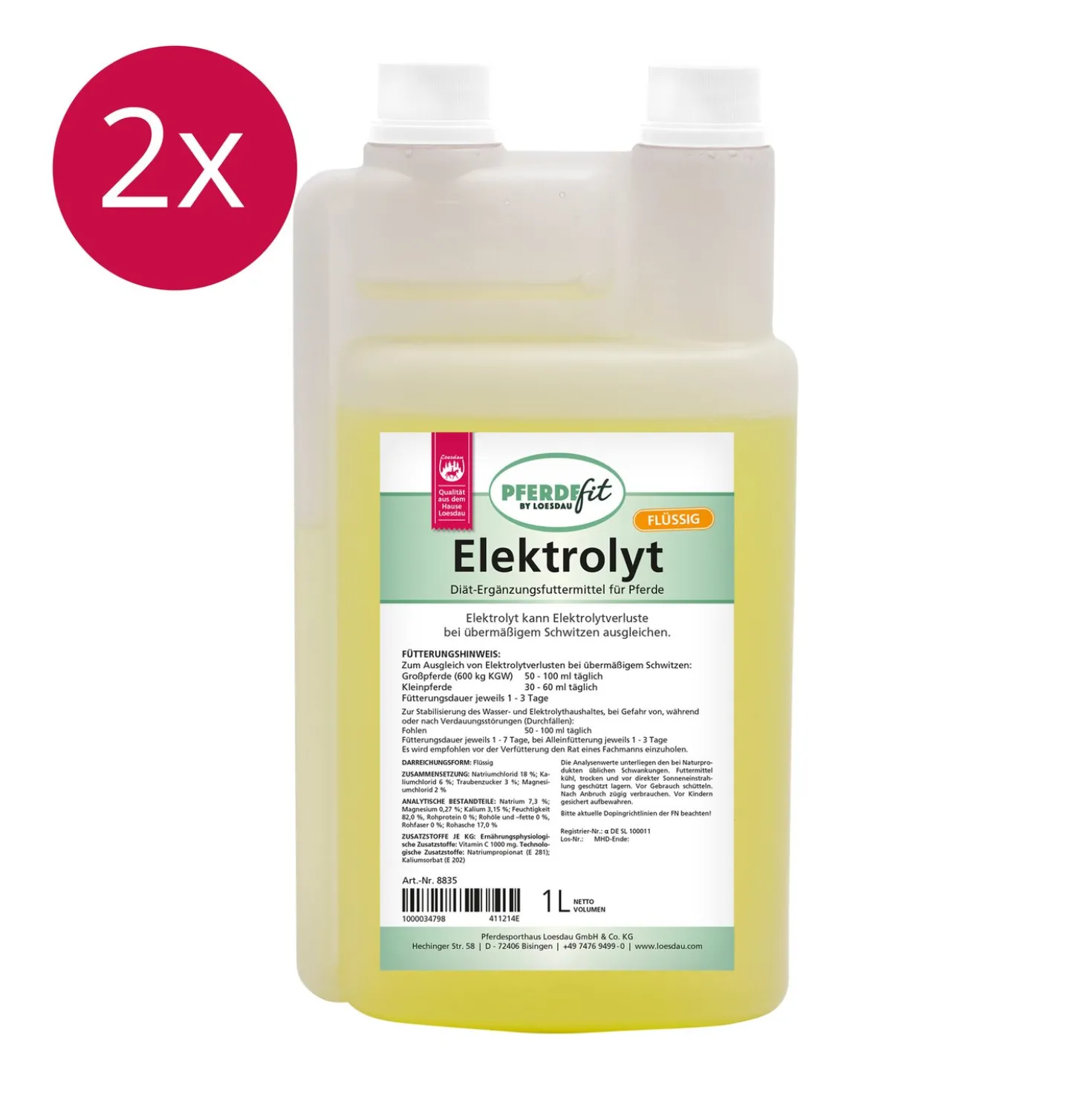 PFERDEfit by Loesdau Set Leistung - Elektrolyt flüssig