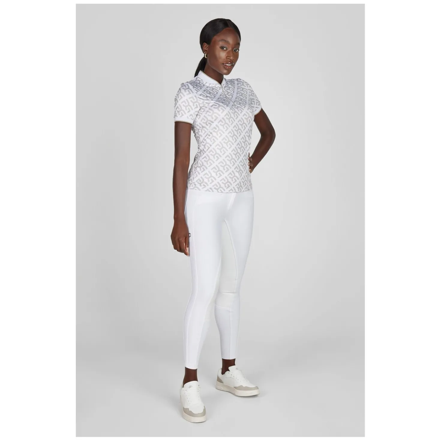 PIKEUR Sports Zip Funktions-Poloshirt