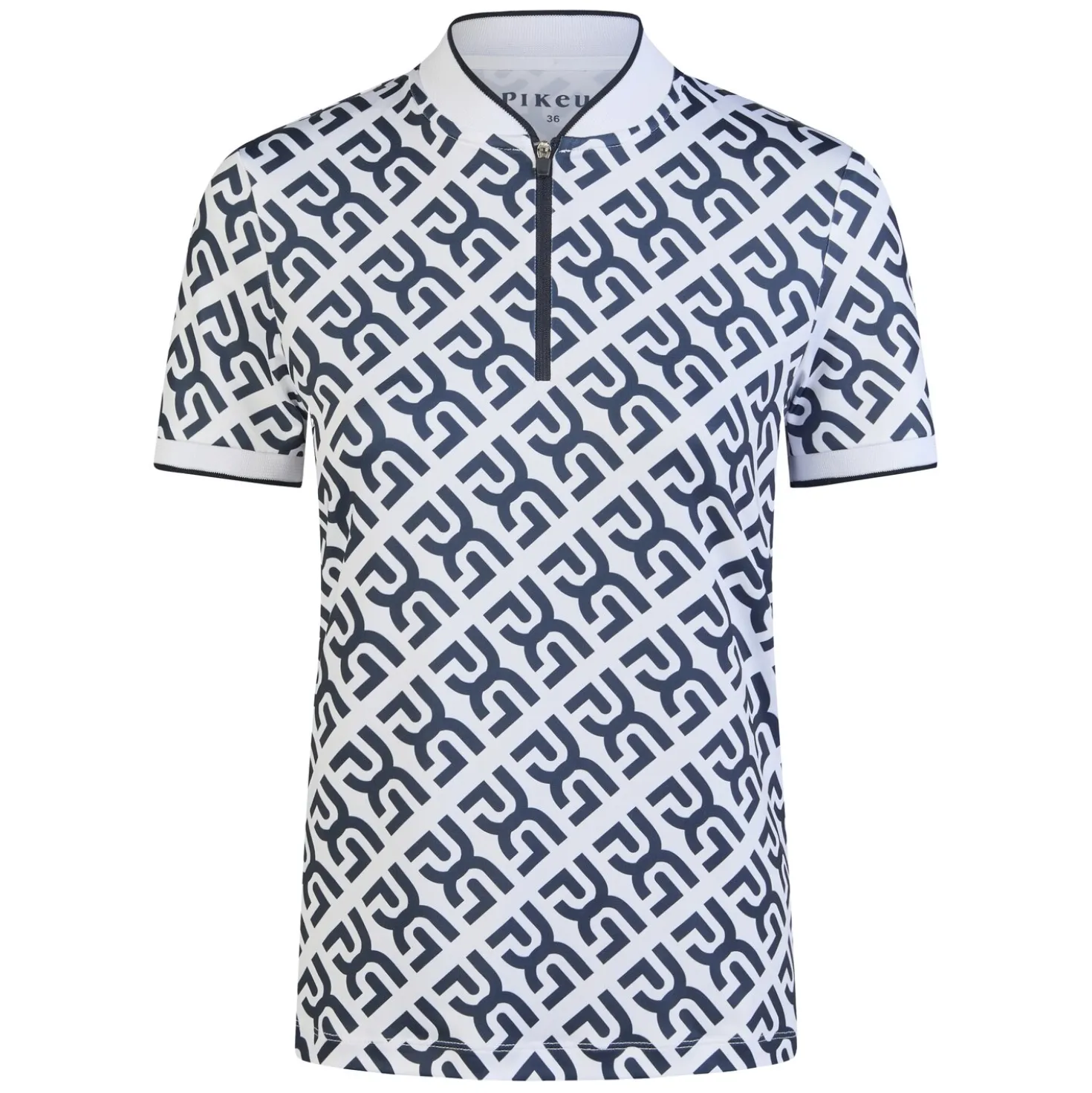 PIKEUR Sports Zip Funktions-Poloshirt
