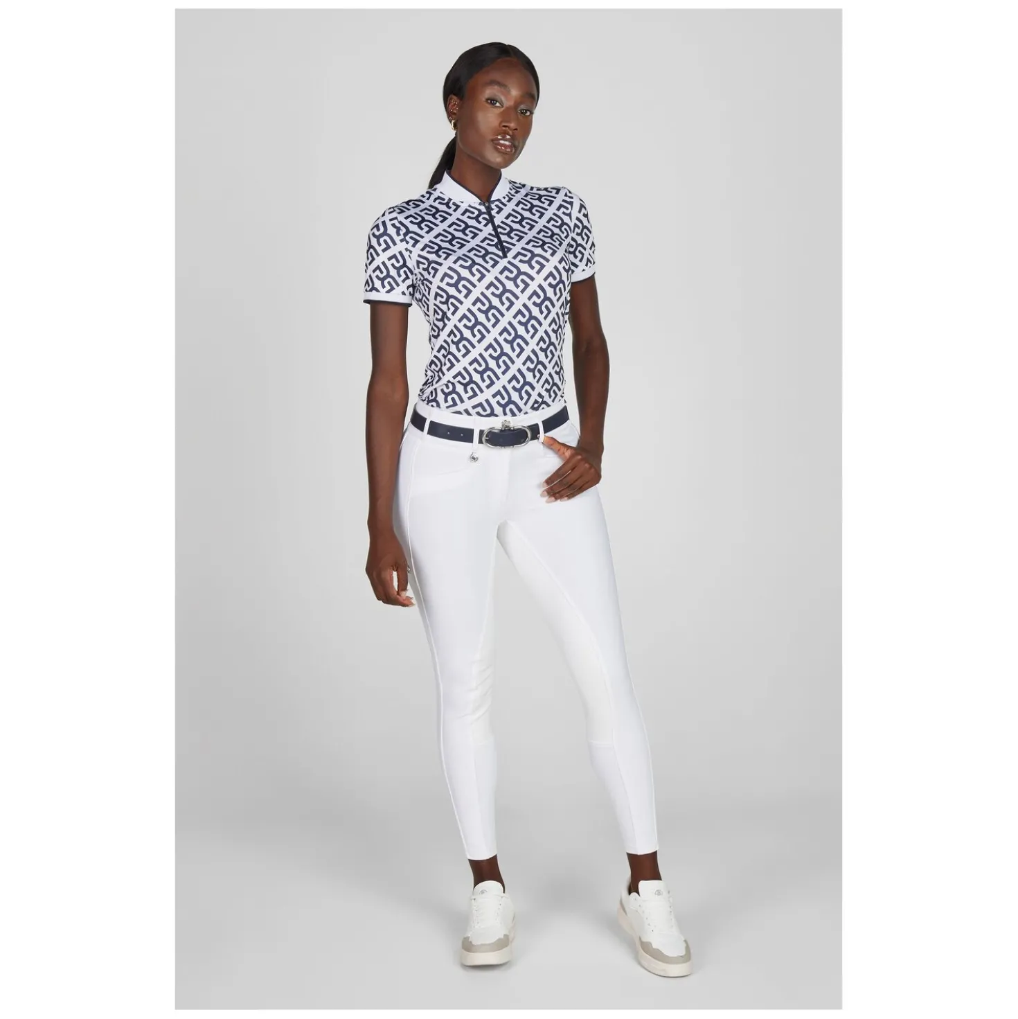 PIKEUR Sports Zip Funktions-Poloshirt