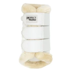 PROTECT by Horse-friends Gamaschen mit Mesh und Kunstfell
