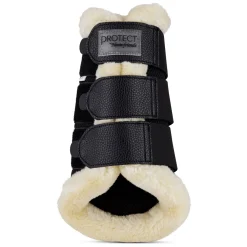 PROTECT by Horse-friends Gamaschen mit Mesh und Kunstfell