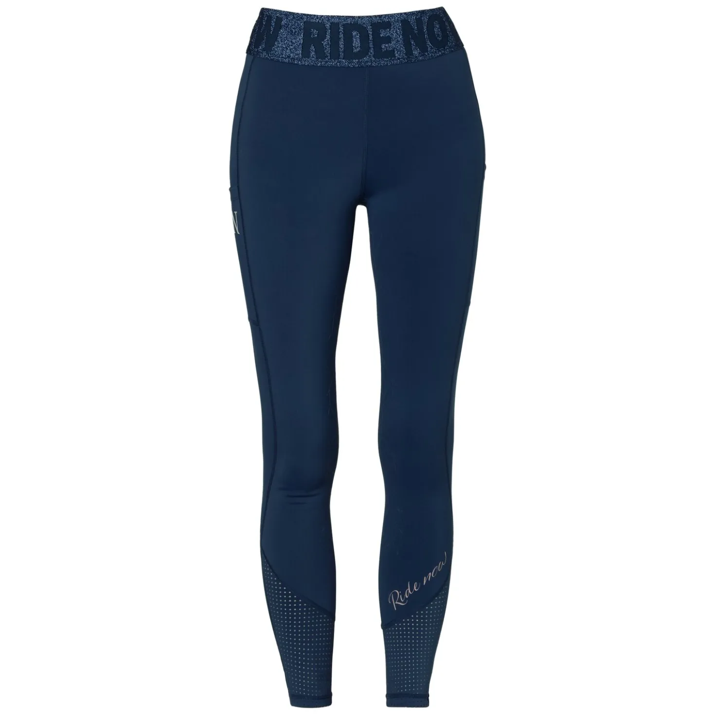 RIDE now Grip-Vollbesatz-Reitleggings mit Mesh