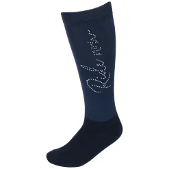 RIDE now Thinsocks mit Glitzerschriftzug