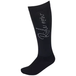 RIDE now Thinsocks mit Glitzerschriftzug