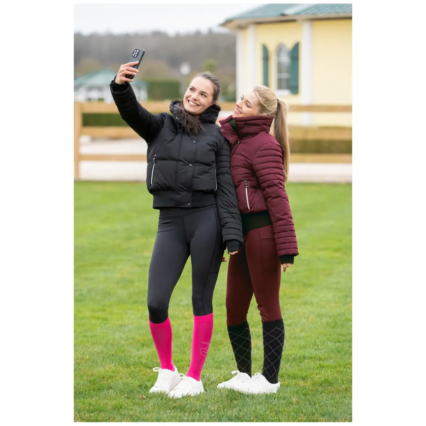 RIDE now Thinsocks mit Glitzerschriftzug