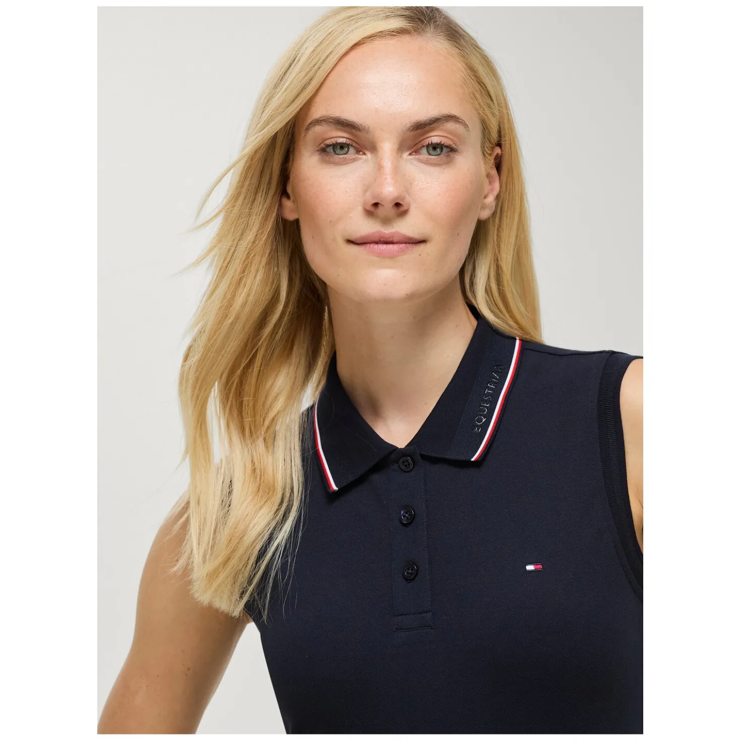 TOMMY HILFIGER EQUESTRIAN Sleeveless Polo Cordova