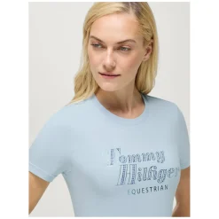 TOMMY HILFIGER EQUESTRIAN T-Shirt Malibu mit Strass